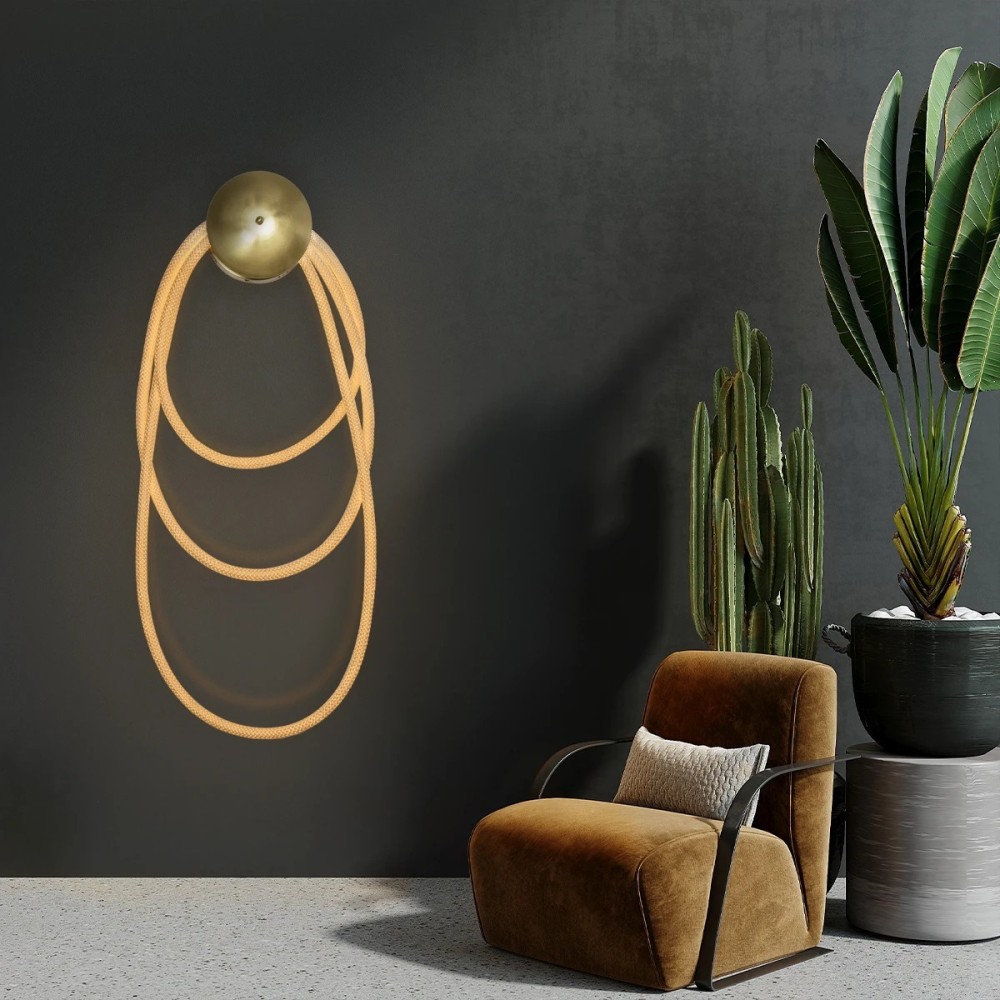 kelvo® GLOW KLV-101-0171 Φωτιστικό Τοίχου - Απλίκα LED 60W 6000lm 360° AC 220-240V IP20 Ρυθμιζόμενο Λευκό CCT με Χειριστήριο από 2700K έως 6000K Dimmable - Lumileds SMD Chip - Χρυσό Πλατίνα - Μ40 x Π15 x Υ110cm - 3 Χρόνια Εγγύηση